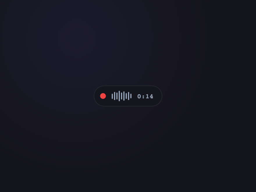 Voice Memo — preview