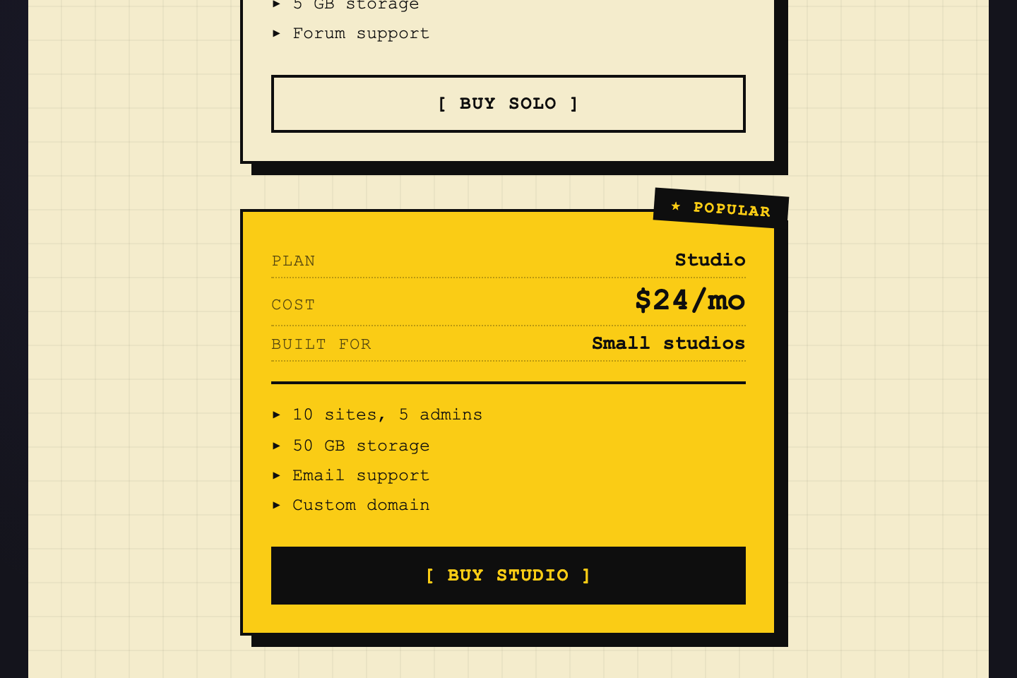 Brutalist Print — preview