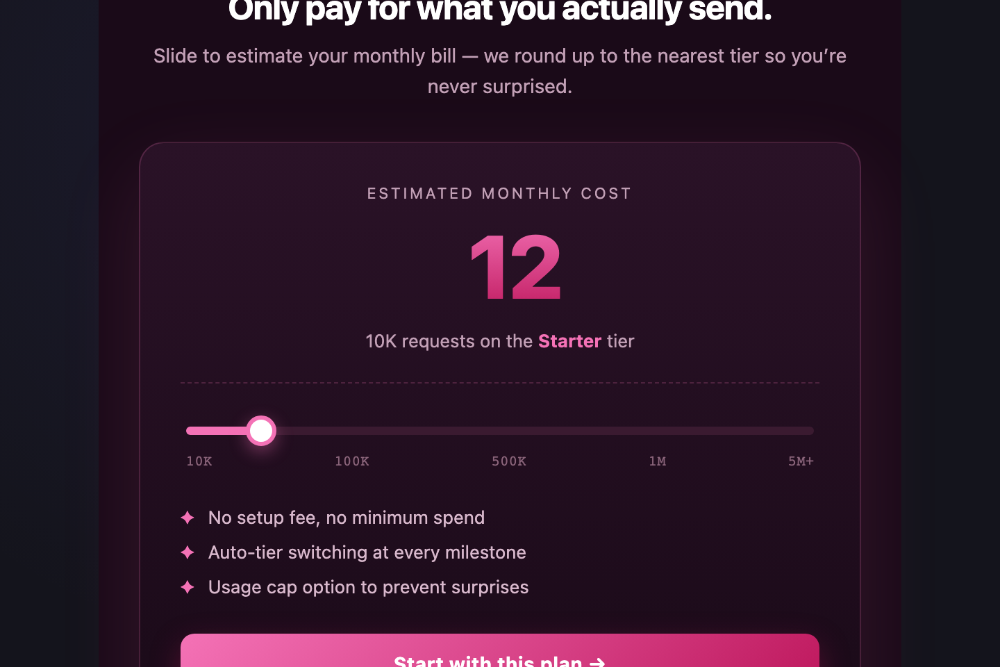 Usage Slider — preview