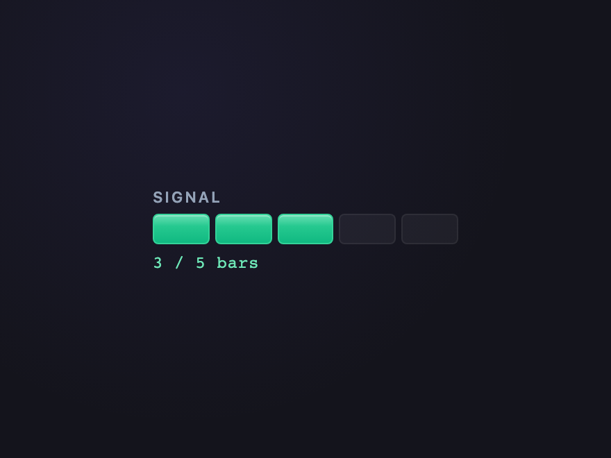 Segmented Battery — preview