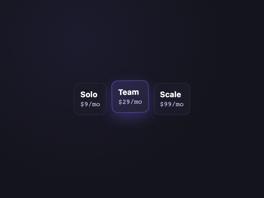 Tilt Card — preview