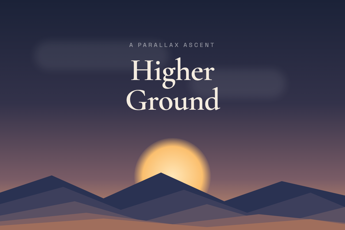 Mountain Parallax Layers — preview