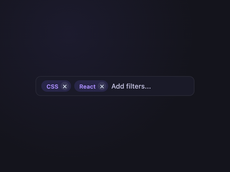 Tagged Filter — preview