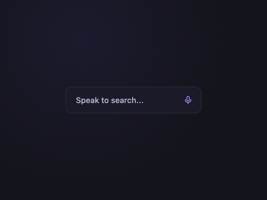 Voice Search — preview