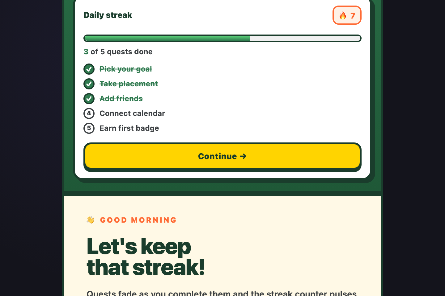 Onboarding Progress — preview