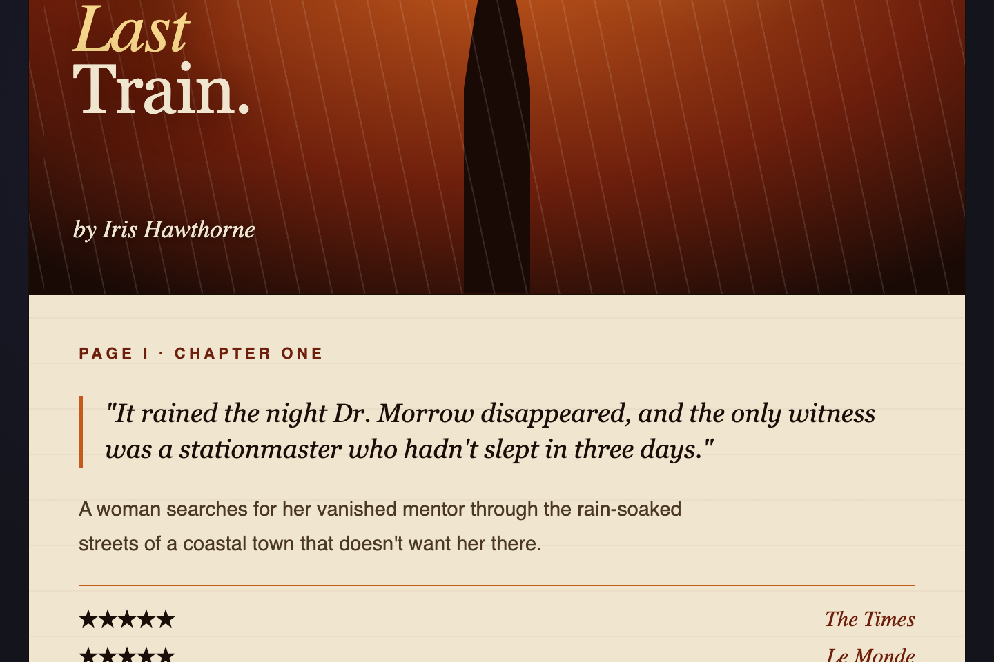 Detective Novel — preview