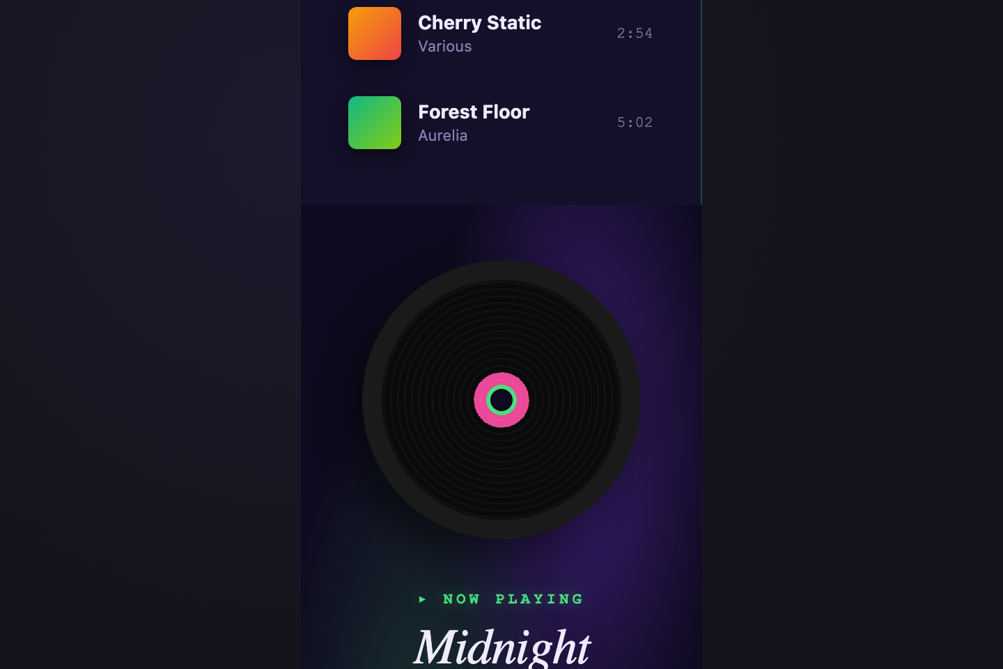 Music App Toggle — preview