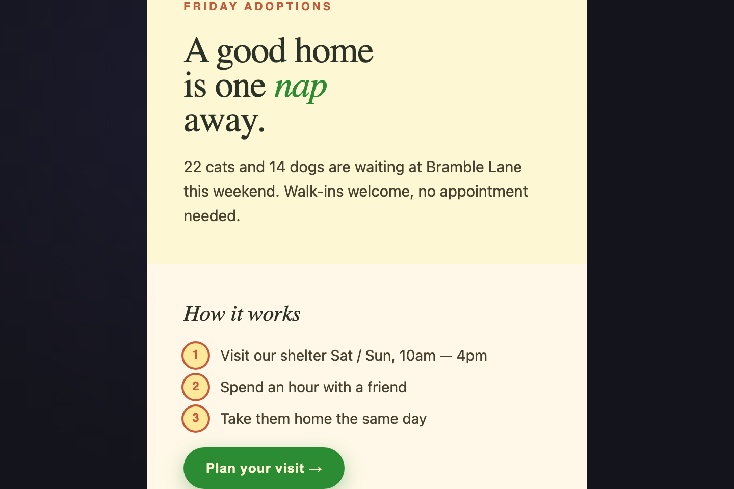 Pet Adoption Z — preview