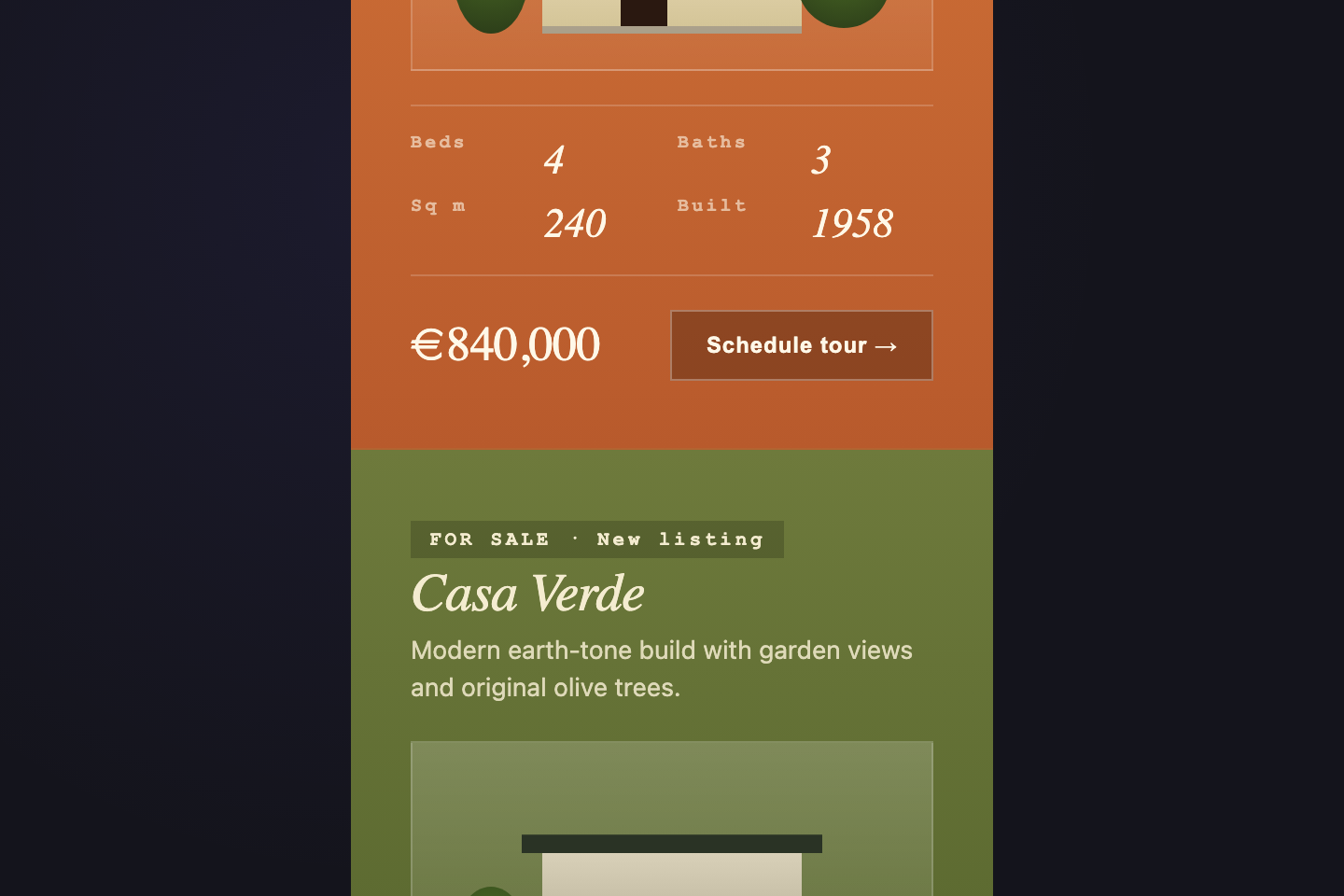Real-estate Compare — preview