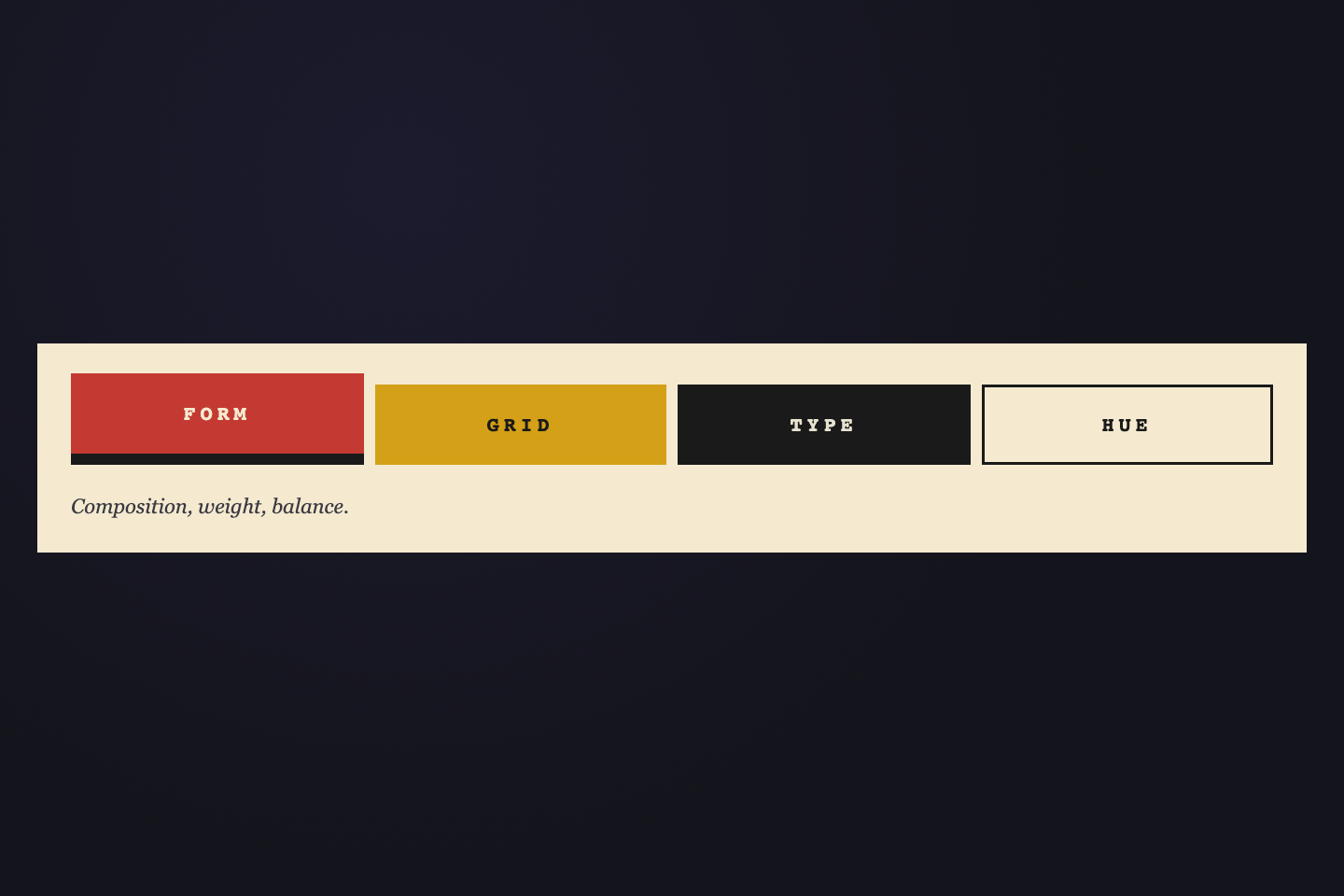 Bauhaus Block — preview