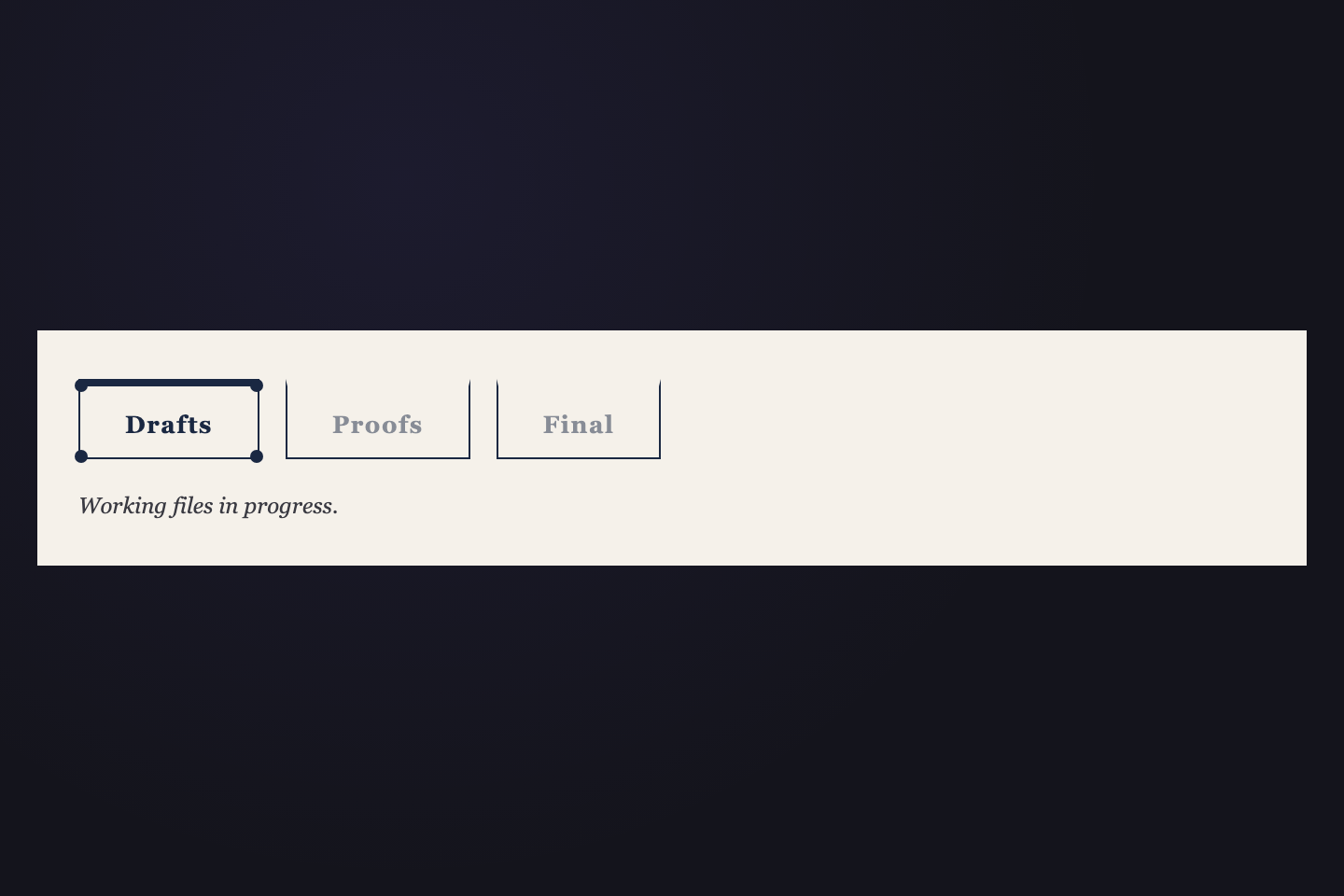 Hairline Frame — preview