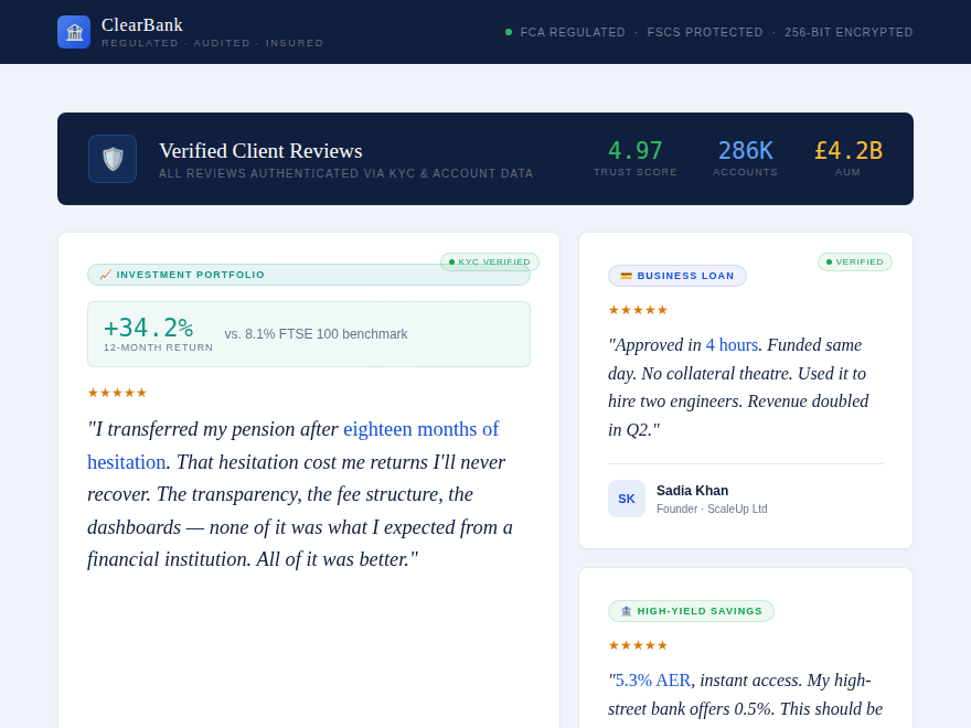Fintech Trust — preview