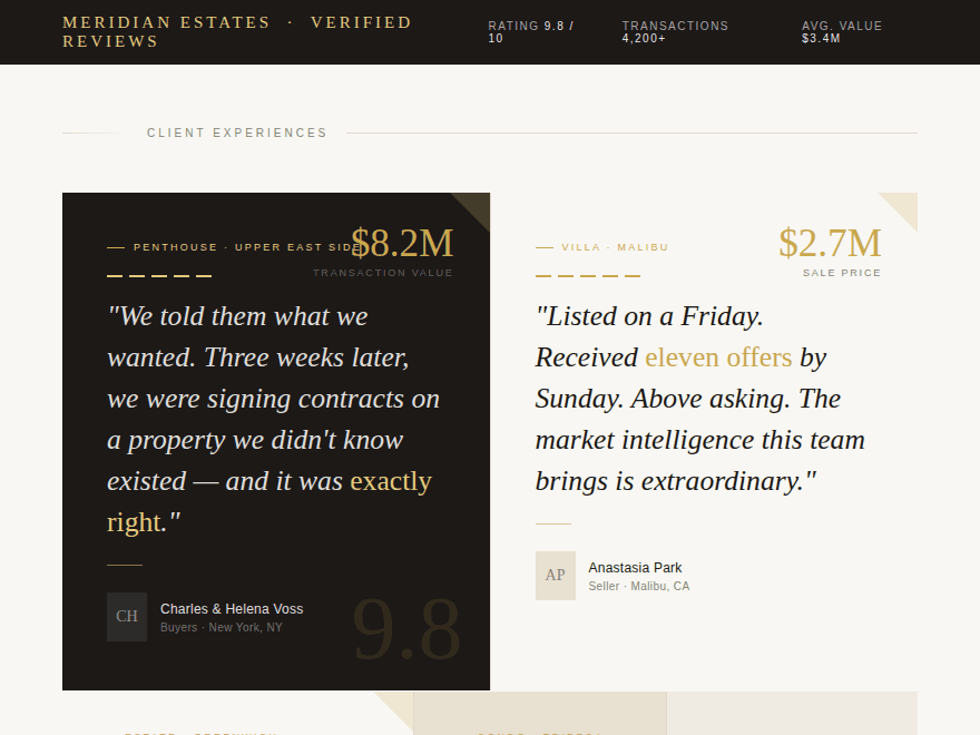 Luxury Real Estate — preview