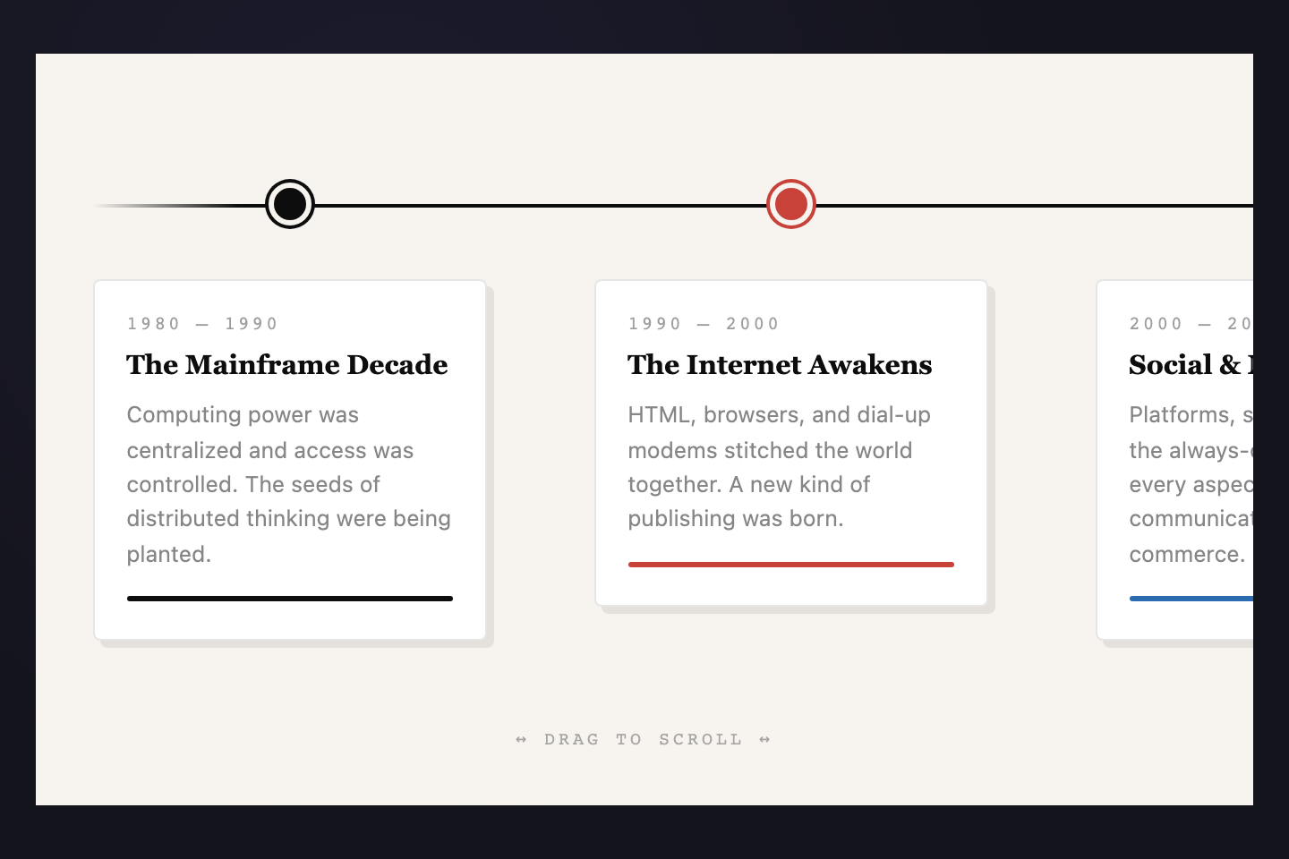 Horizontal Scroll — preview