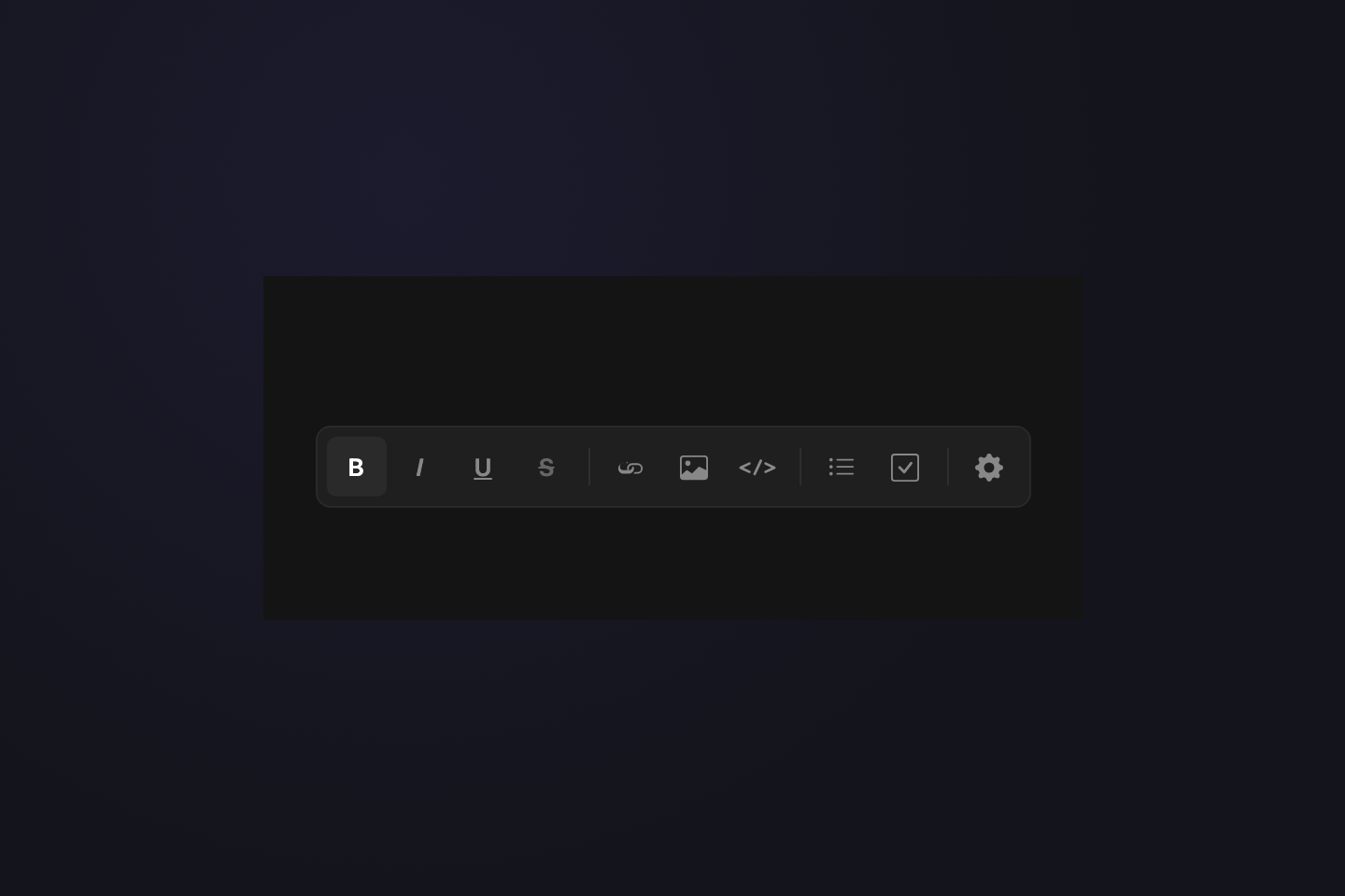 Icon Toolbar — preview