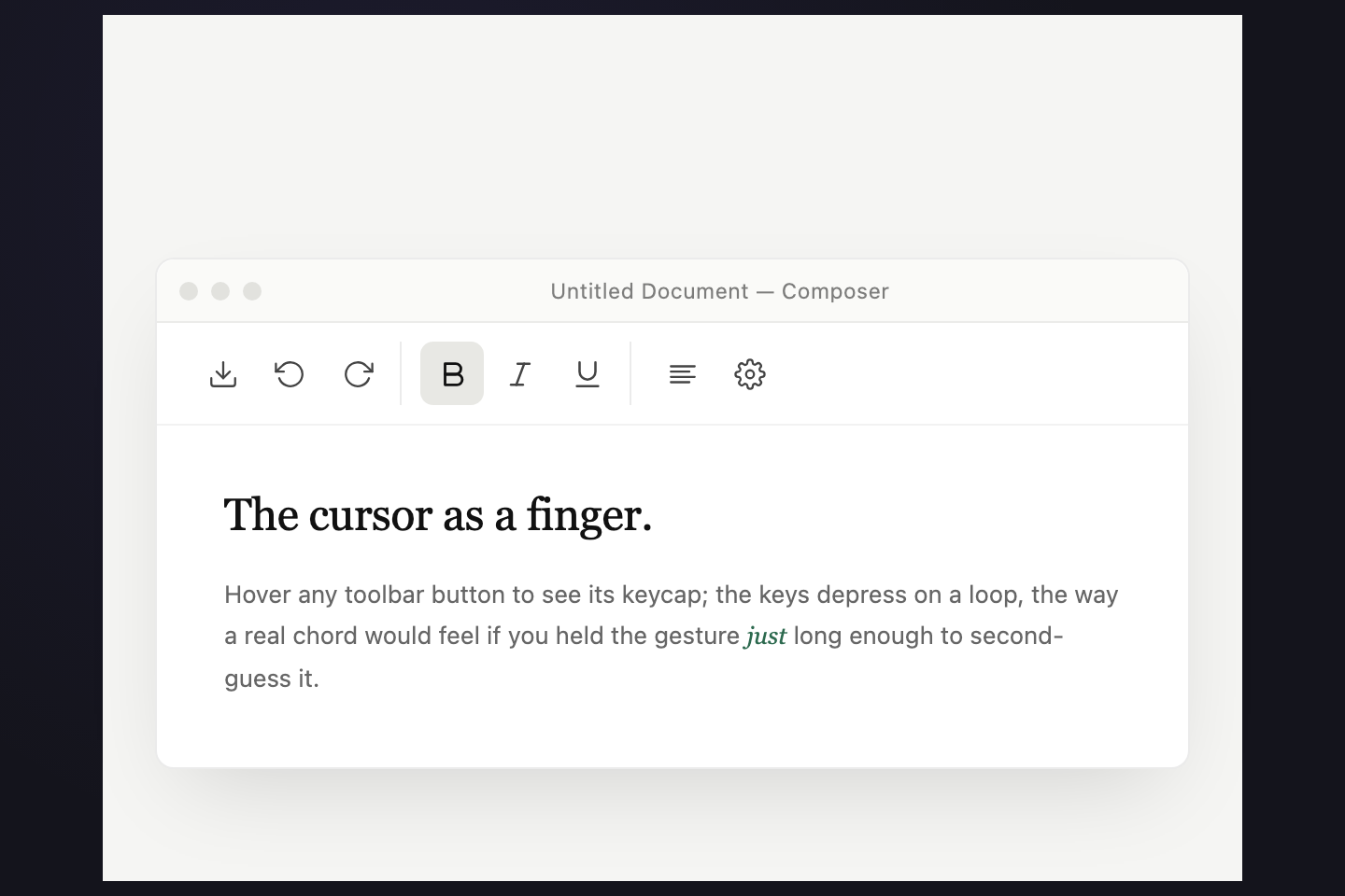 Keyboard Shortcut Hint — preview