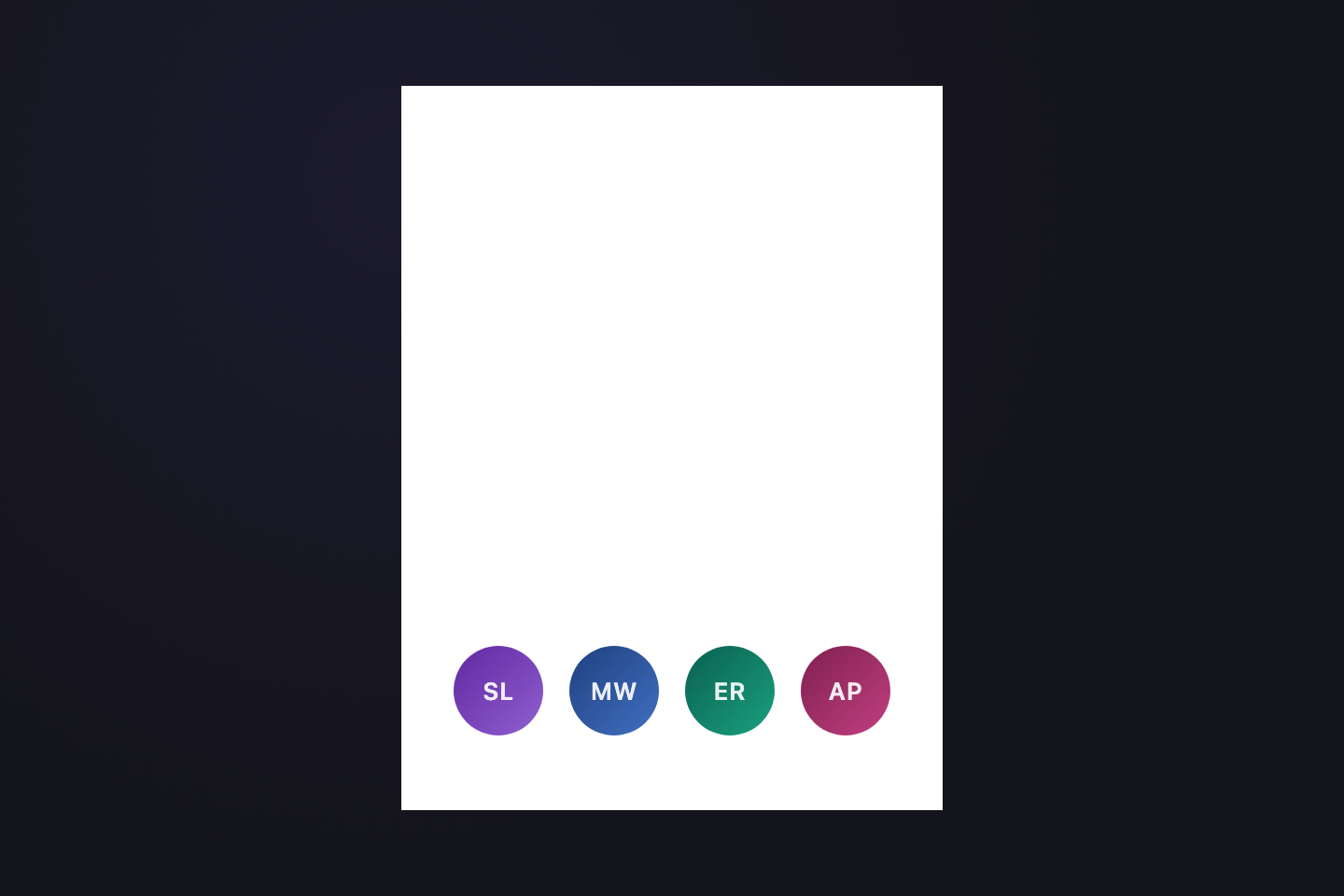Team Avatar Card — preview