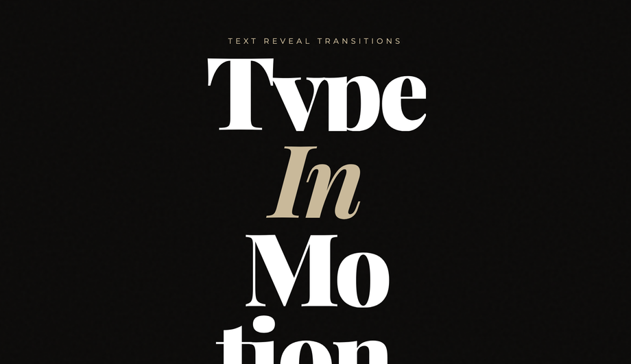 Text Reveal Animation — preview
